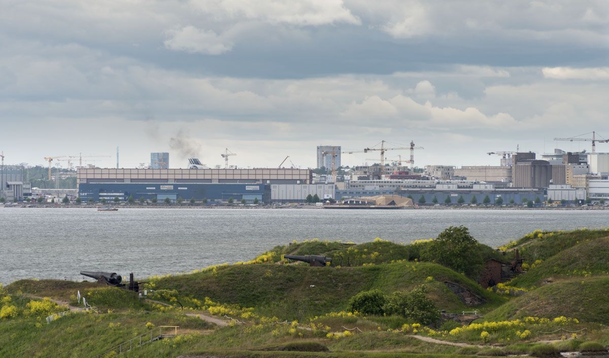 helsinki from vallisaari