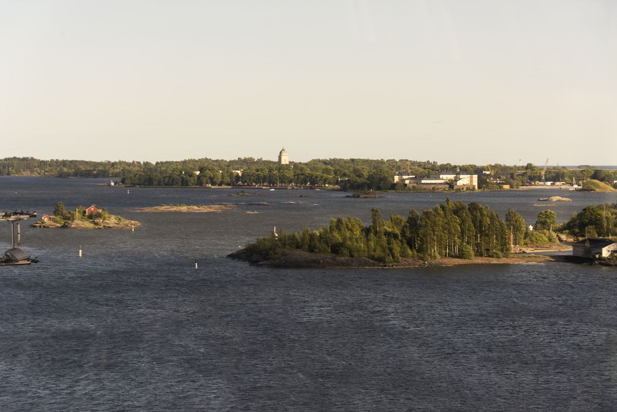 helsinki islands sunset