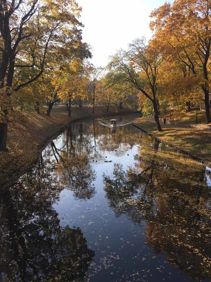 latvia autumn riga bastion