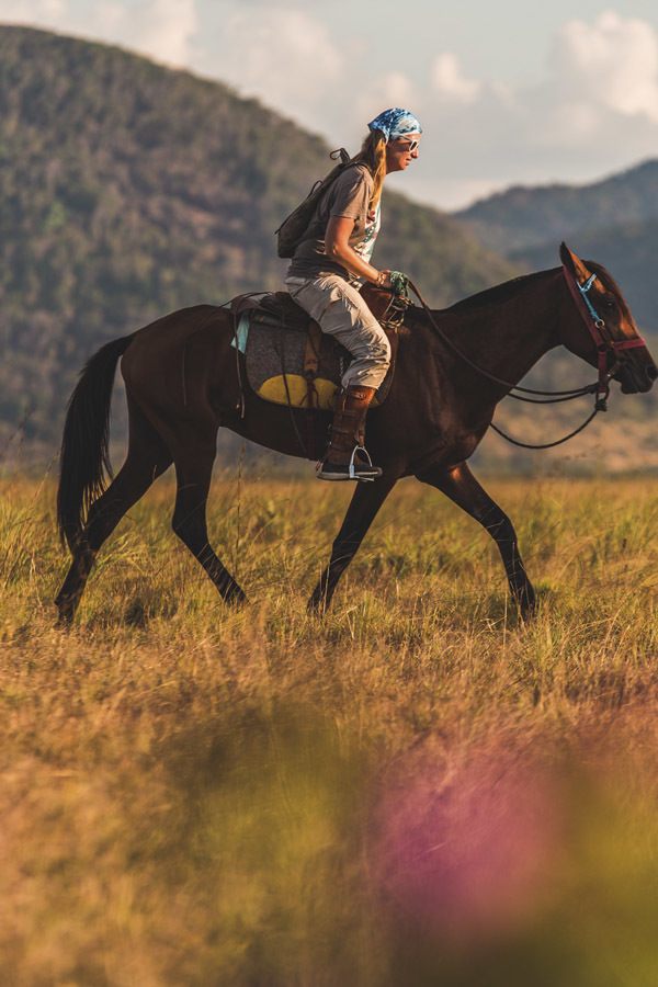horse riding guyana girl