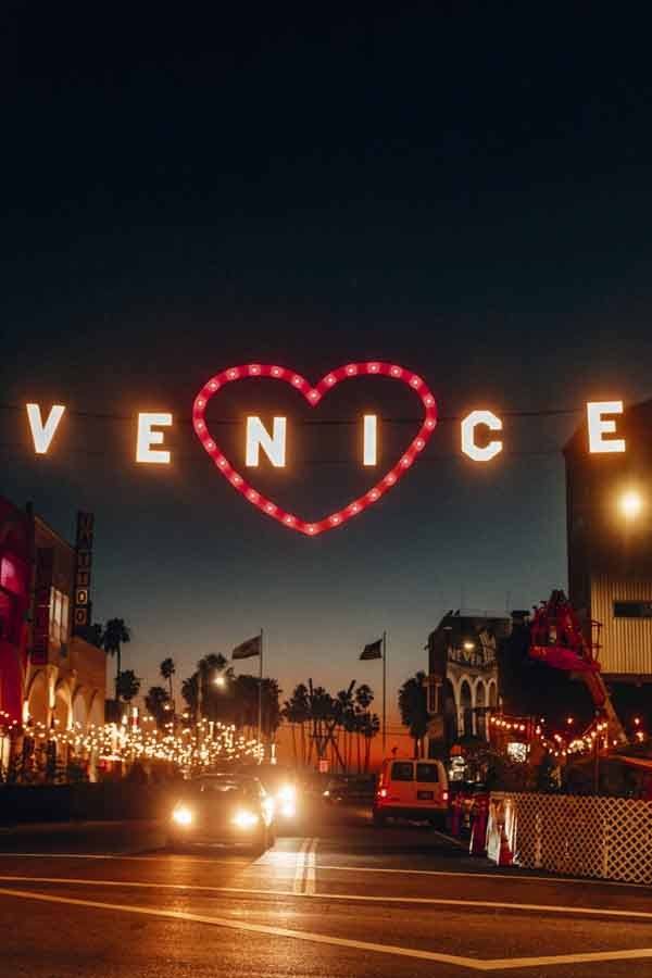 signe de la plage de Venise